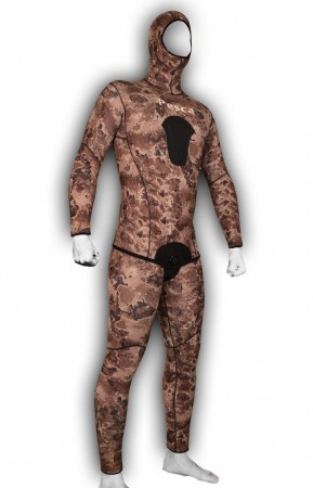 Στολή κατάδυσης: Comfort Camo  Brοwn  7,0 mm.