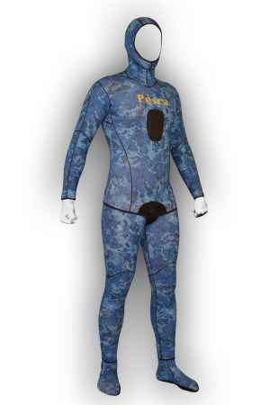 Στολή κατάδυσης: Comfort Camo Blue 3,0 mm.