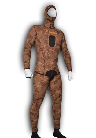 Στολή κατάδυσης: Comfort Camo Rust 5,0 mm.