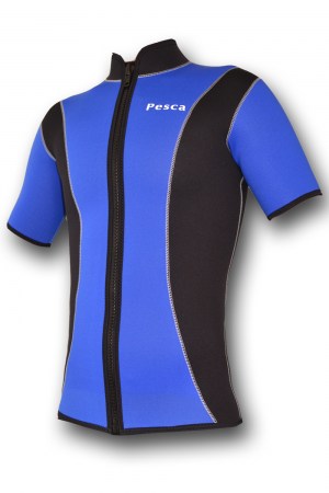 Στολές θαλάσσιων σπορ: Γιλέκο  μανίκι κοντό,φερμουάρ 3,0 mm.